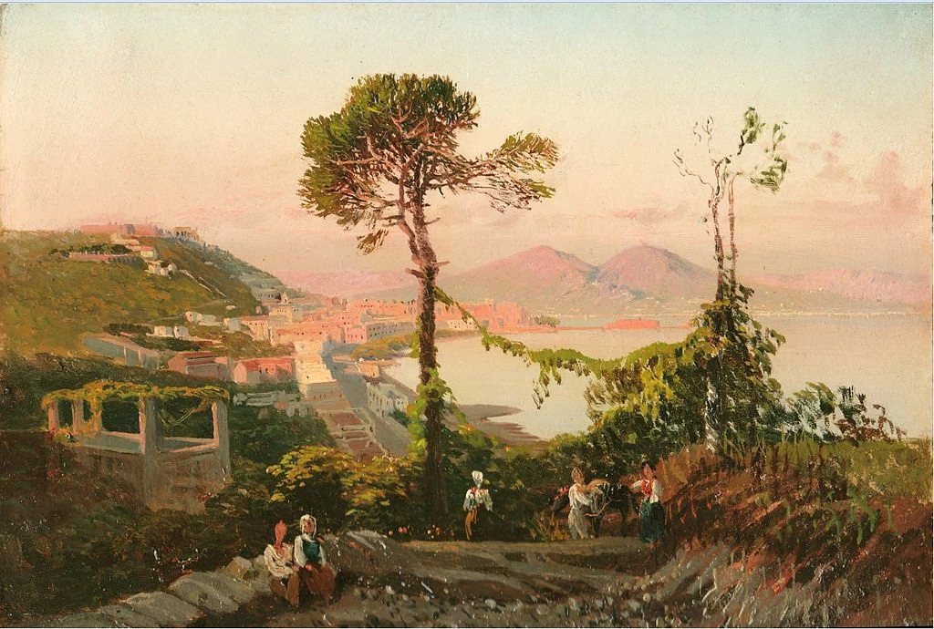 Veduta del golfo di Napoli